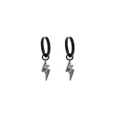 Boucle d'Oreille Homme Éclair – Puissance & Style - Biloria