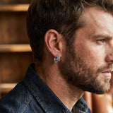 Boucle d'Oreille Homme Viking Vegvísir - Boussole Spirituelle - Biloria