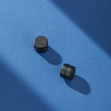 Boucle d'Oreille Magnétique Homme Cercle Noir - Biloria
