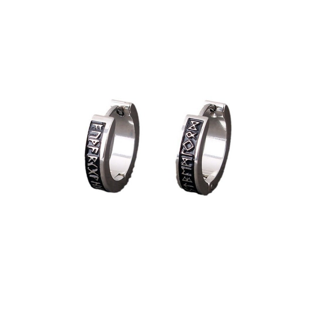 Boucle d'Oreille Viking Protection Homme - Biloria