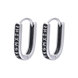 Boucle d'Oreille Viking Rune – Talisman d'Intuition - Biloria