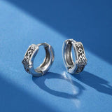 Boucle d'Oreille Viking Valknut - Symbole d'Odin - Biloria