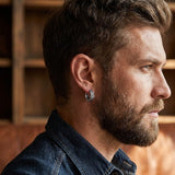 Boucle d'Oreille Viking Valknut - Symbole d'Odin - Biloria
