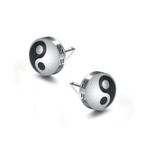 Boucle d'Oreille Yin Yang Homme – Symbole d'Équilibre et Sérénité - Biloria