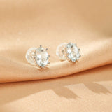 Boucles d'oreilles Aigue marine – offrir en cadeau - Biloria