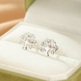 Boucles d'oreilles Arbre de Vie Argent 925 - Bijou symbolique - Biloria
