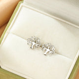 Boucles d'oreilles Arbre de Vie Argent 925 - Bijou symbolique - Biloria