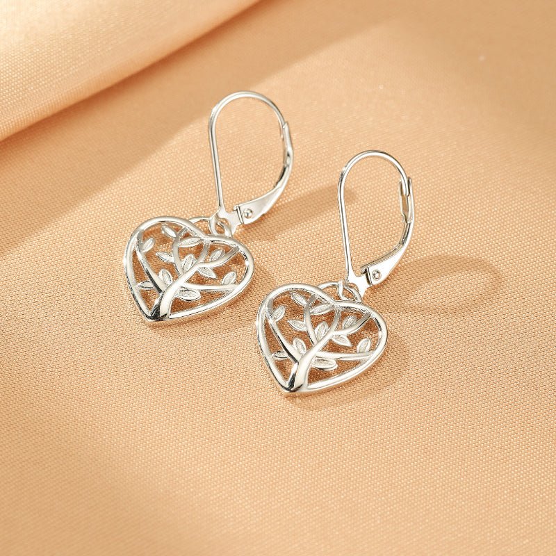 Boucles d'oreilles Arbre de Vie en Argent 925 – Symbolisme et Élégance - Biloria