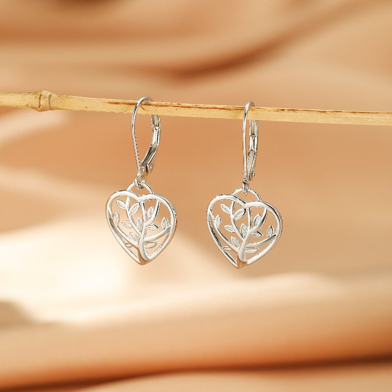 Boucles d'oreilles Arbre de Vie en Argent 925 – Symbolisme et Élégance - Biloria