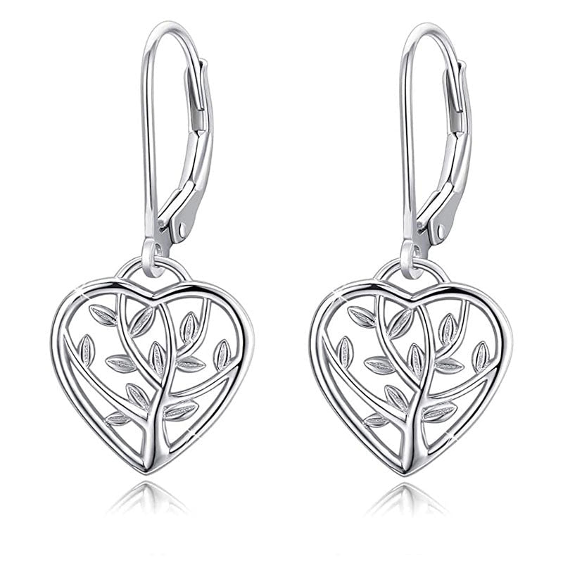Boucles d'oreilles Arbre de Vie en Argent 925 – Symbolisme et Élégance - Biloria