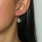 Boucles d'oreilles Arbre de Vie Malachite – Racines Sacrées - Biloria