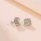 Boucles d'Oreilles Aventurine Argent 925 – Sérénité et Équilibre - Biloria