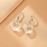 Boucles d'Oreilles Cristal de Roche en Argent - Cadeau Féminin - Biloria