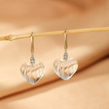 Boucles d'Oreilles Cristal de Roche en Argent - Cadeau Féminin - Biloria