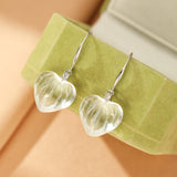 Boucles d'Oreilles Cristal de Roche en Argent - Cadeau Féminin - Biloria