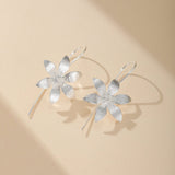Boucles d'Oreilles Lotus Éclos en Argent 925 - Biloria
