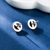 Boucles d'Oreilles Malachite ou Lapis Lazuli Argent 925 Croissance - Biloria