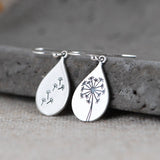 Boucles d'Oreilles Pissenlit Argent 925 Renaissance et Légèreté - Biloria