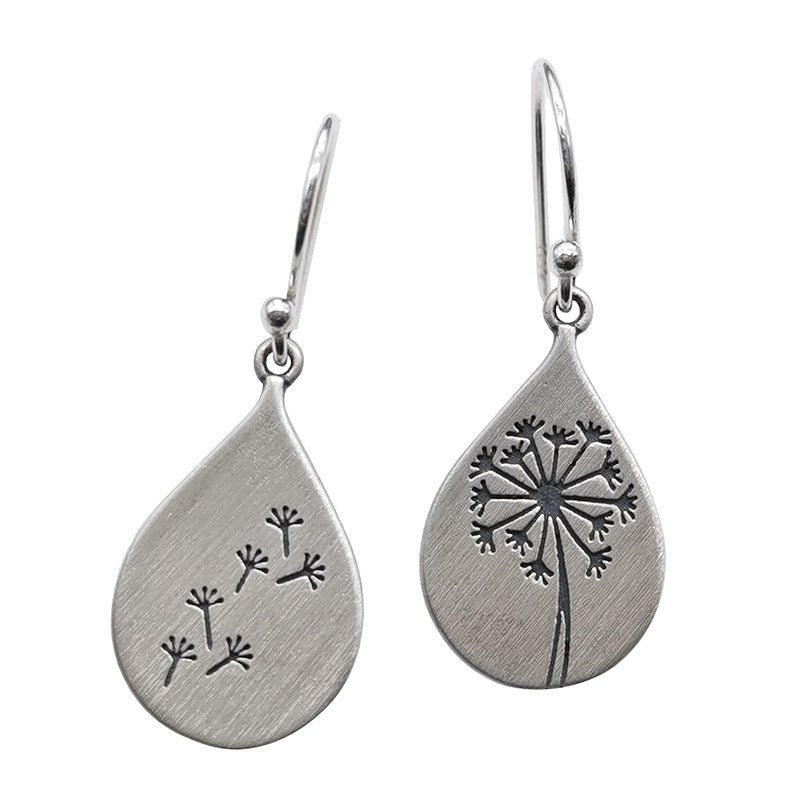 Boucles d'Oreilles Pissenlit Argent 925 Renaissance et Légèreté - Biloria