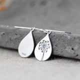Boucles d'Oreilles Pissenlit Argent 925 Renaissance et Légèreté - Biloria