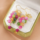 Boucles d'Oreilles Tourmaline Grappe de Raisin Abondance - Biloria