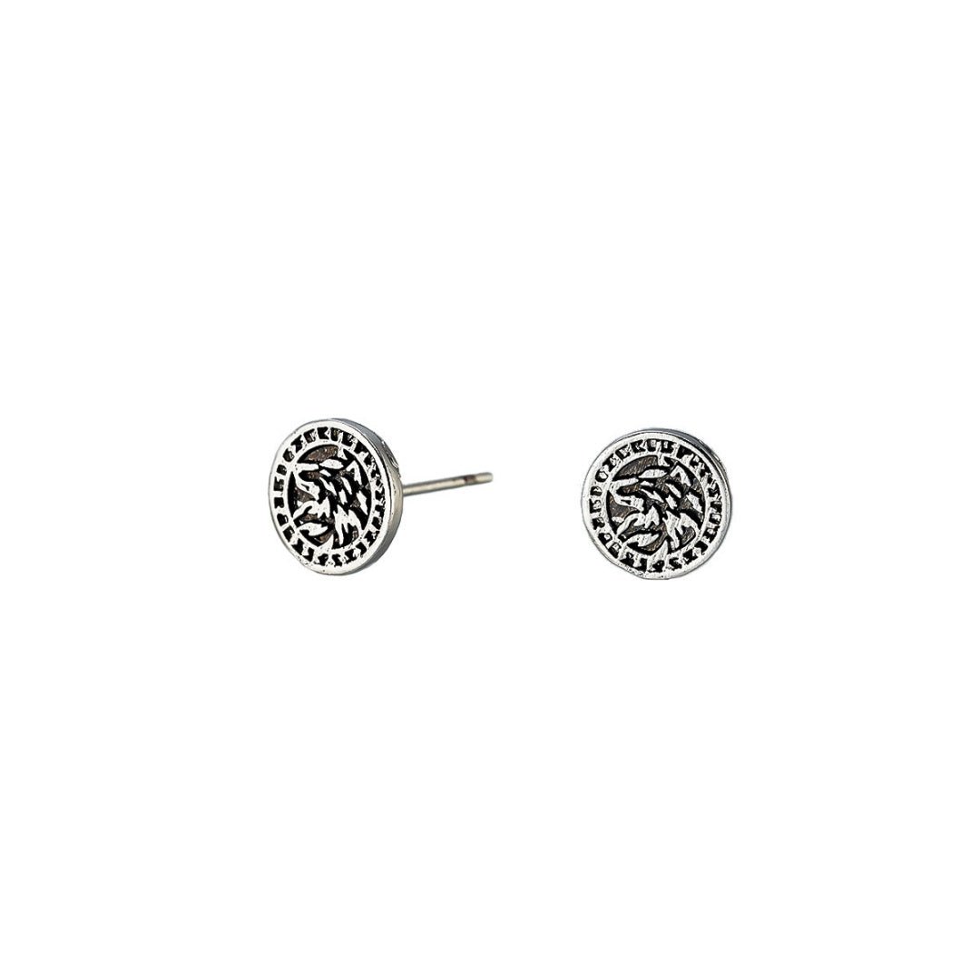 Boucles d'Oreilles Viking Symbole Nordique Fait Main - Biloria