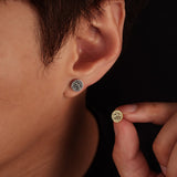 Boucles d'Oreilles Viking Symbole Nordique Fait Main - Biloria