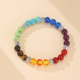 Bracelet 7 Chakras Pierres Naturelles 8mm – Équilibre Énergétique - Biloria