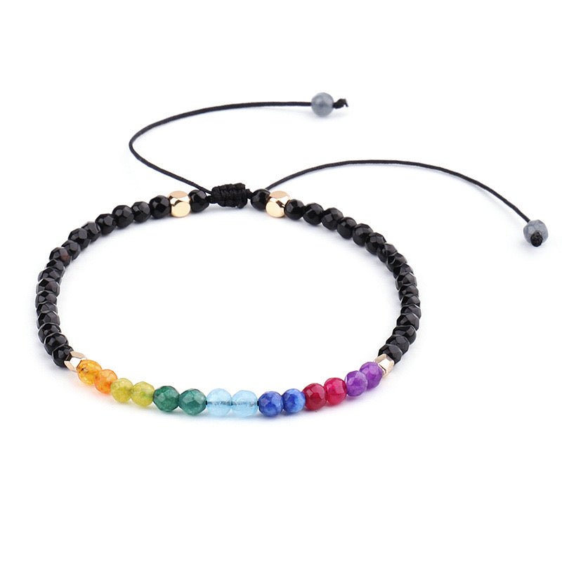 Bracelet 7 Chakras Pierres Naturelles Alignement Énergétique - Biloria
