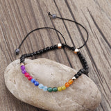 Bracelet 7 Chakras Pierres Naturelles Alignement Énergétique - Biloria