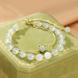 Bracelet Aigue-Marine Ajustable – Éclat Océanique - Biloria