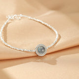 Bracelet Aigue-Marine Argent S925 – Énergie Océan - Biloria