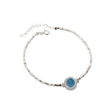Bracelet Aigue-Marine Argent S925 – Énergie Océan - Biloria