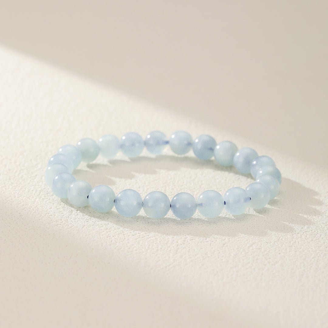 Bracelet Aigue Marine Naturelle – Sérénité et Douceur - Biloria