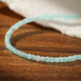 Bracelet Amazonite Fine Apaisant – Bijou Méditation - Biloria