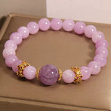 Bracelet Améthyste Lavande et Violette pour Sérénité et Intuition - Biloria