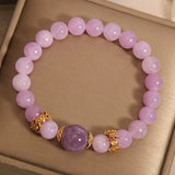 Bracelet Améthyste Lavande et Violette pour Sérénité et Intuition - Biloria