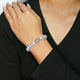 Bracelet Améthyste Lavande et Violette pour Sérénité et Intuition - Biloria