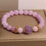 Bracelet Améthyste Lavande et Violette pour Sérénité et Intuition - Biloria