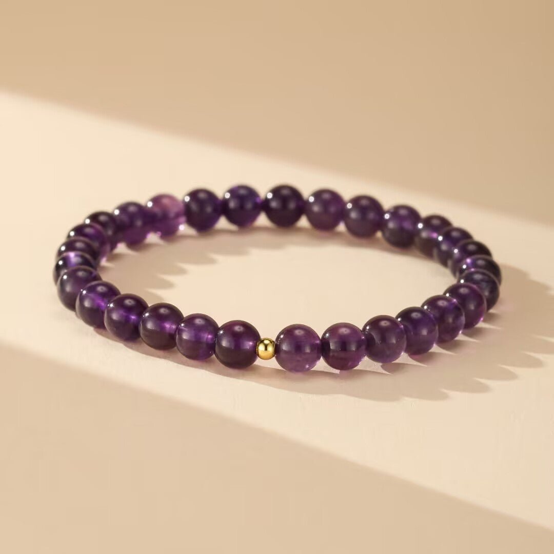 Bracelet Améthyste Uruguay Argent 925 – Sérénité - Biloria
