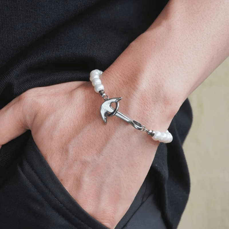 Bracelet Ancre Homme – Stabilité et Inspiration Maritime - Biloria