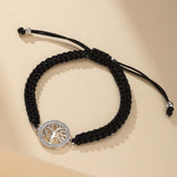 Bracelet Arbre de Vie Argent 925 avec Zircons – Bijou Force et Sagesse - Biloria