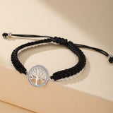 Bracelet Arbre de Vie Argent 925 avec Zircons – Bijou Force et Sagesse - Biloria