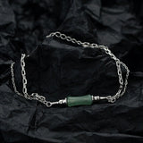 Bracelet Argent Aventurine Bambou – Sérénité et Croissance - Biloria