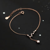 Bracelet Argent Lune et Étoile Septentrion 925 - Biloria