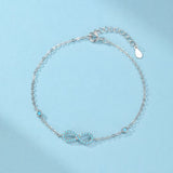 Bracelet Argent Turquoise Infini – Symbole de Sérénité - Biloria