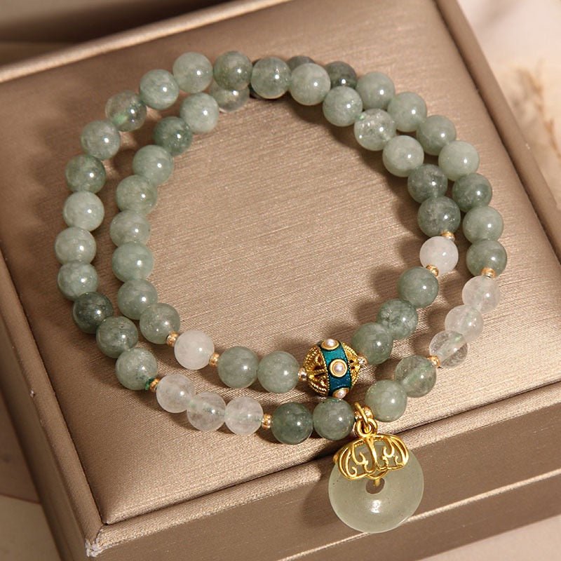 Bracelet Aventurine Cercle de Paix – Pierre Naturelle Apaisante - Biloria
