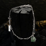 Bracelet Aventurine Fleur de Sérénité Argent 925 | Bijou Féminin - Biloria