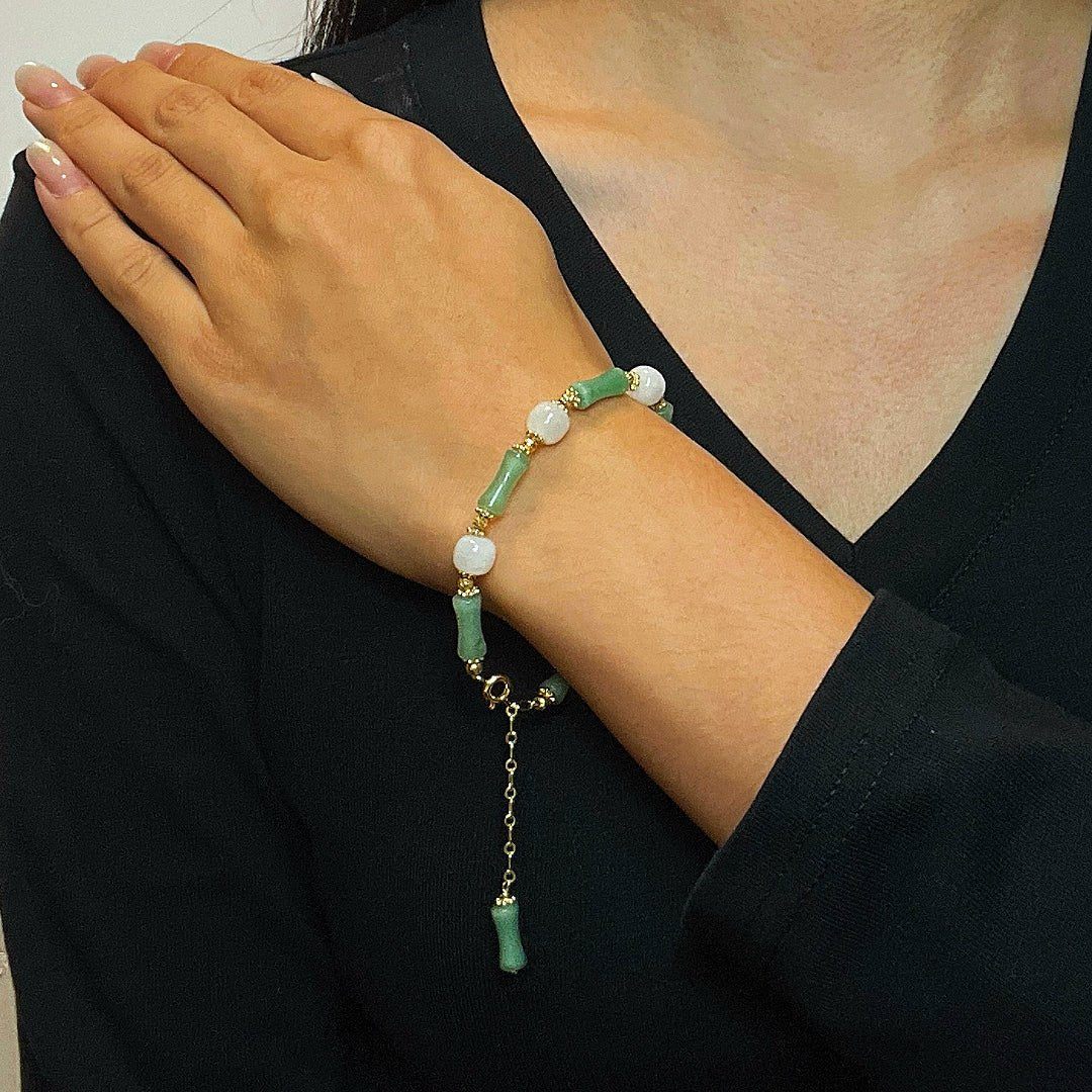 Bracelet Aventurine Jade Chance Harmonie - Biloria