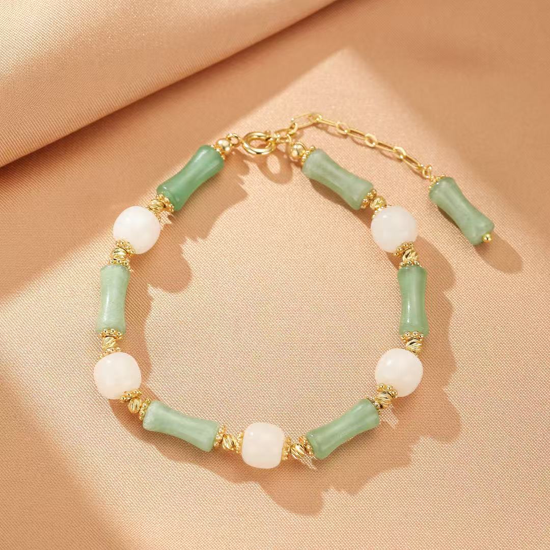 Bracelet Aventurine Jade Chance Harmonie - Biloria